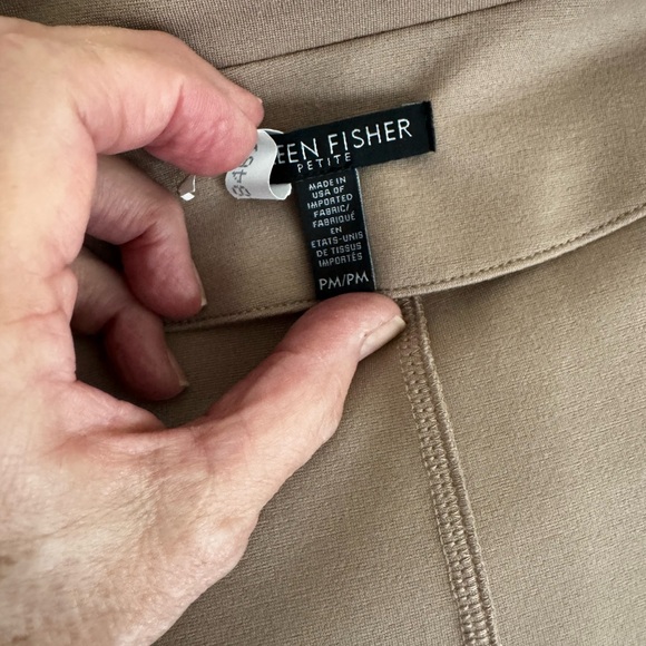 Eileen Fisher pants suit. Long jacket is PM and pants are M hemmed to 28”. - Picture 4 of 9